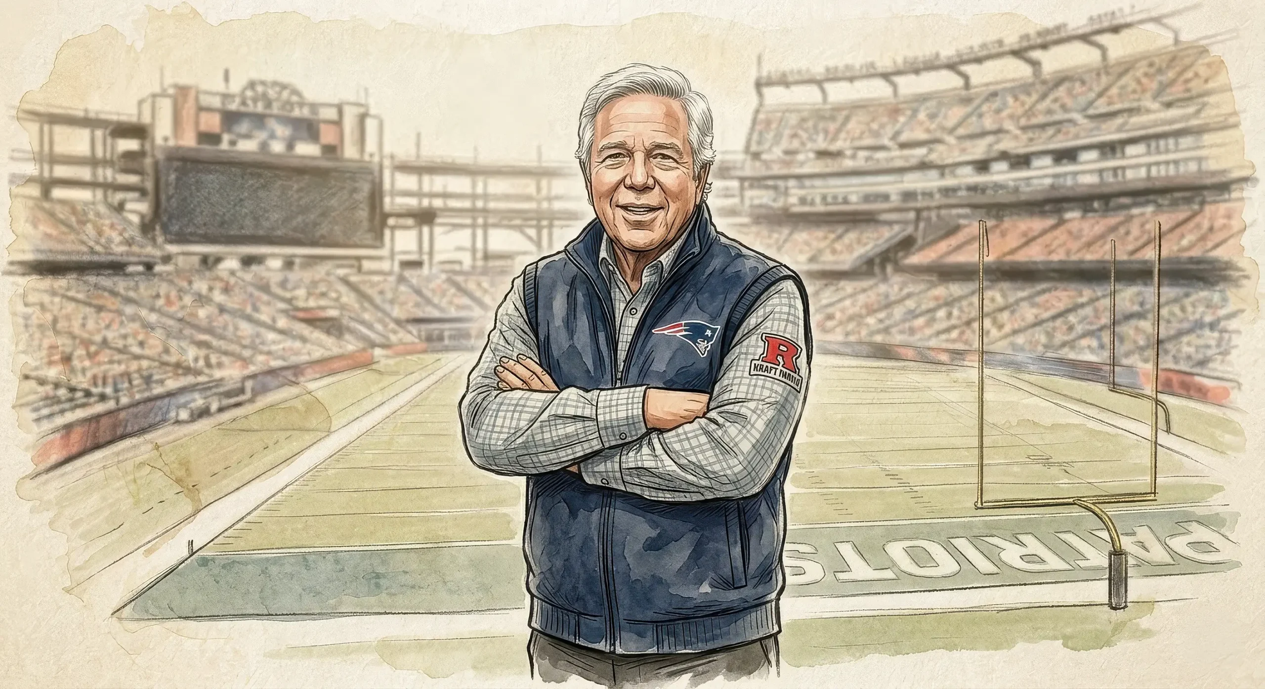 Robert Kraft full sketch
