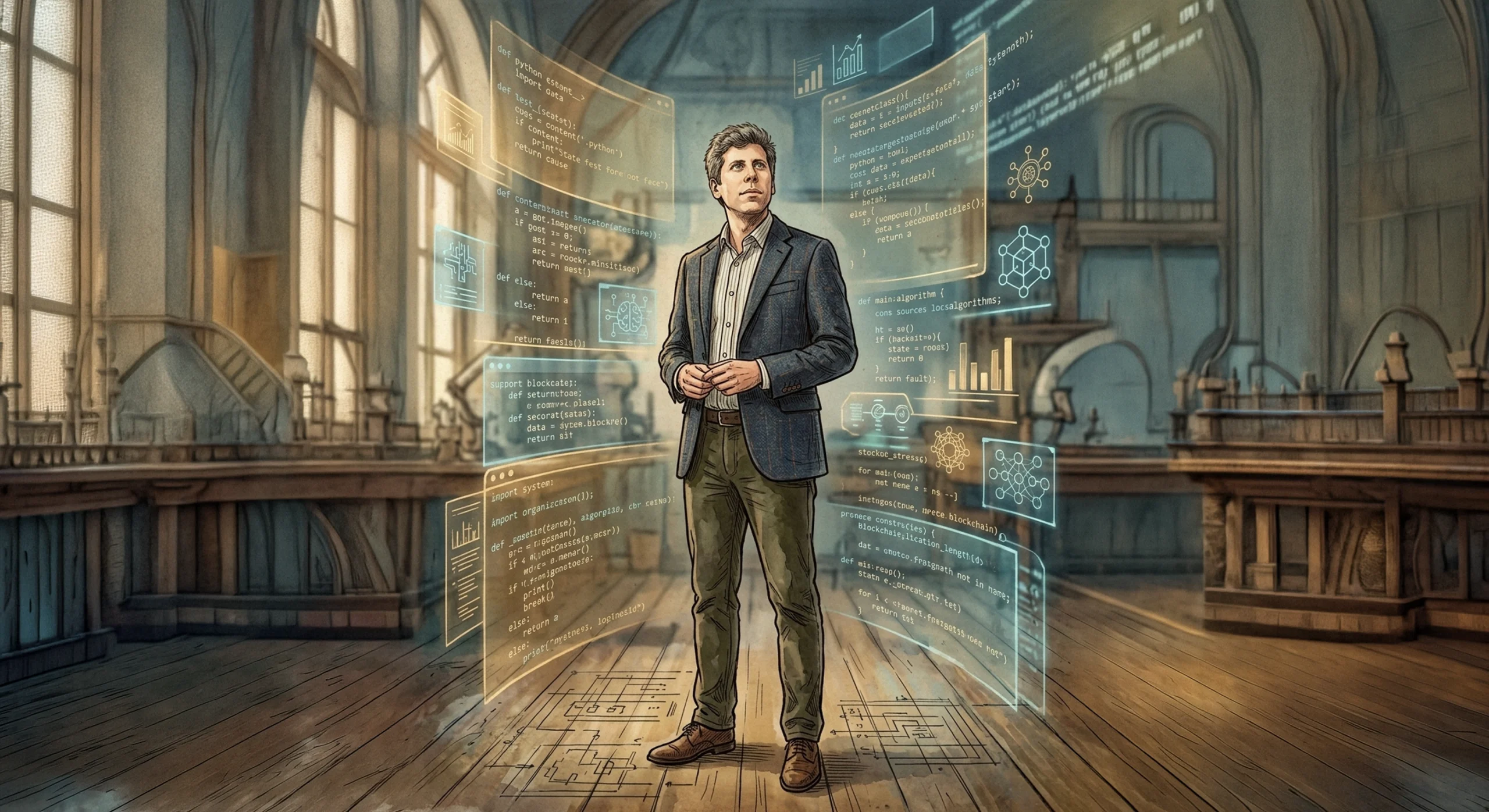 Sam Altman full sketch Sam Altman full sketch
