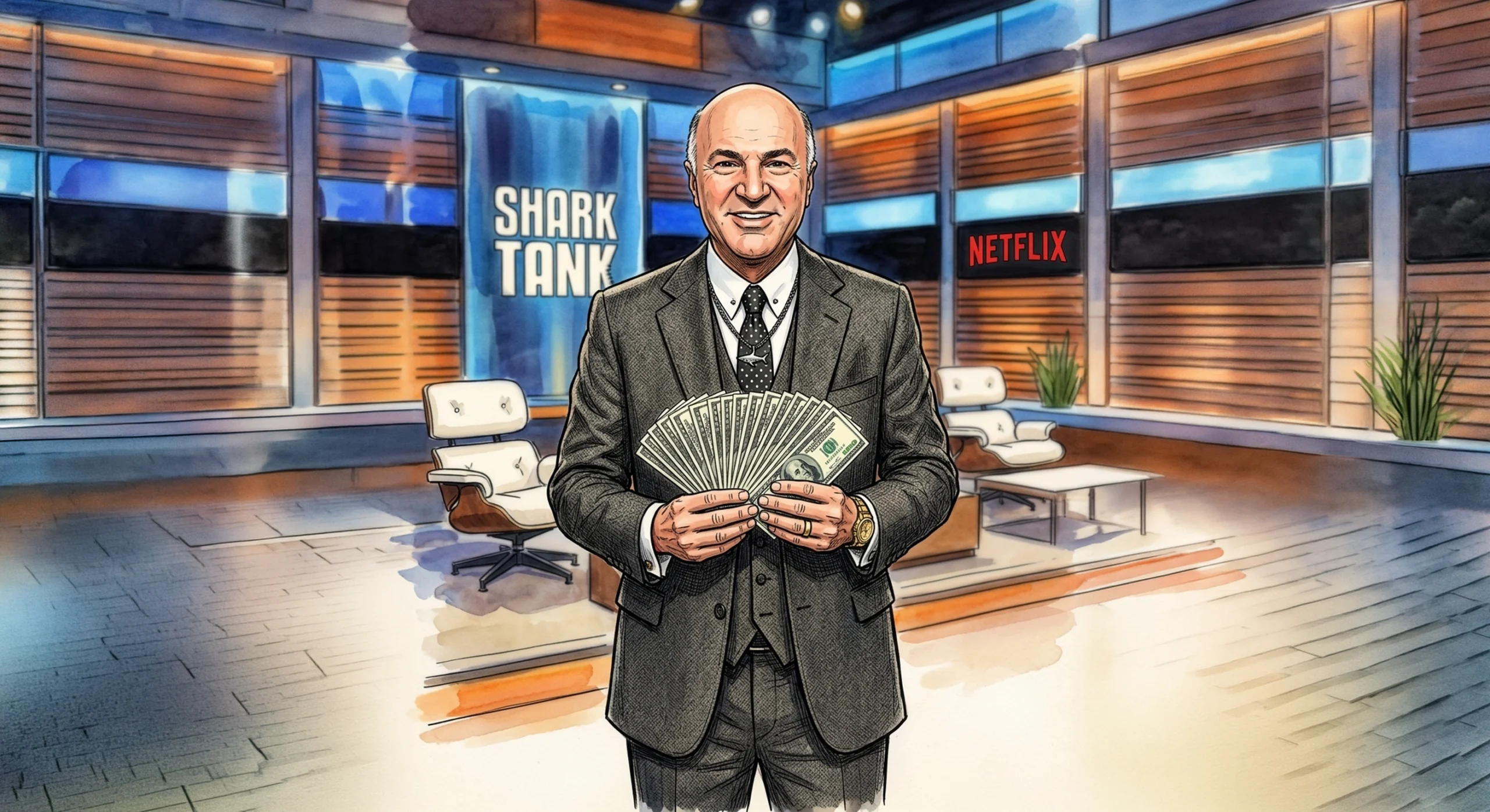 Kevin O'Leary Full Sketch